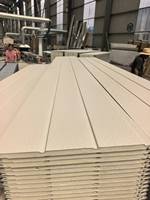 Panneaux sandwich pour murs extérieurs, plaque d'acier revêtue d'aluminium et de zinc pour la construction, isolation, panneau métallique sculpté