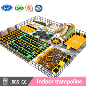 Parque de Diversiones Infantil <span class=keywords><strong>Funland</strong></span>, Equipamiento de Juego Interior, Toboganes, Piscinas de Pelotas, Trampolines, Escaladores, Plástico Suave para Escuelas - Product Image 2