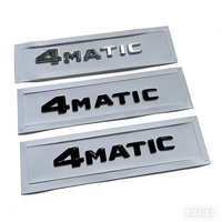 Autocollant de voiture 4x4 pour badge 4MATIC arrière, lettres électroplaquées, pour Classe C, Classe E, Classe S, GLA, GLK, W222, W223