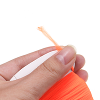 Fil flottant haute visibilité 5m/Card pour montage de mouches, matériel de montage de mouches pour émergers, mouches à ailes fendues et mouches sèches