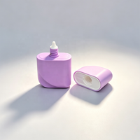 Bouteille en plastique souple de 50 ml avec trou de suspension, conteneur portable vide pour liquides cosmétiques