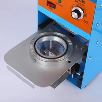 Machine de scellage manuelle commerciale pour gobelets de boissons, scelleuse de film pour gobelets en plastique, machine de scellage électrique pour gobelets à bubble tea