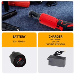 Llave de Trinquete Eléctrica Inalámbrica Industrial con Motor sin Escobillas de 3/8 Pulgadas y 90 Grados, Portátil, Multifuncional, con Batería Recargable - Product Image 5