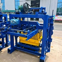Machine à fabriquer des briques semi-automatique QT4-40, petite machine à blocs de béton pour les entreprises en démarrage en Afrique