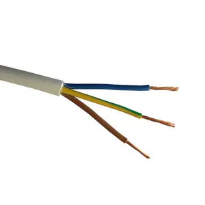 Cable flexible de pvc, 3c, 2.5mm2, 2,5mm, 3x 2.5mm