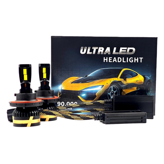 Auto LED Light Headlight 200W | H4 H7 H11 LED Headlight Bulb 90000LM High Power Car Light with Driver