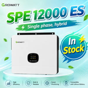 Growatt SPE 12000 ES 12KW ความถี่สูงอินเวอร์เตอร์พลังงานแสงอาทิตย์48โวลต์เฟสเดียวพร้อม MPPT สำหรับระบบสุริยะมีในสต็อก - Product Image 1
