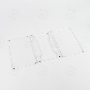Acrylic Pokm Pack <b>Display</b> Stand with Custom Logo Easy Assembly Modern Design - Product Image 5
