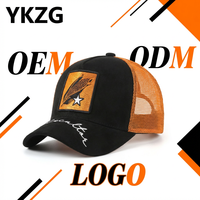 Gorra Trucker Premium de 5 Paneles, Tejido de Malla Transpirable, Logotipo Bordado Personalizado, Gorra de Sol Deportiva para Exteriores, Unisex, Ajustable