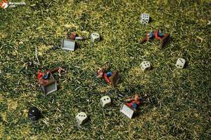 Tapete de <span class=keywords><strong>Juego</strong></span> de Goma Personalizado con Diseño de Terreno de Dibujos Animados para Juegos de Mesa, Tapete de Batalla Grande - Product Image 6