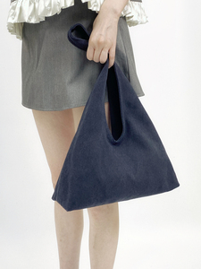 Bolso de hombro de lona a la moda para mujer, copia Original, triángulo modificado con axila, diseño portátil, forro de poliéster - Product Image 5