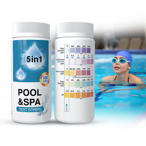 5 1 수영장 물 테스트 스트립, 물 테스트 키트 스파 뜨거운 튜브 - Product Image 1