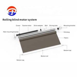 Vườn điện con lăn mù sử dụng tuya <span class=keywords><strong>wifi</strong></span> thông minh 35 mét hình ống động cơ - Product Image 6