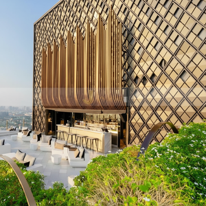 ANW290 Muros de cortina de acero inoxidable 304 Proyecto exterior de ingeniería decorativa de metal - Product Image 1