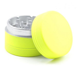 Grinder Classico Manuale in Lega di Alluminio da 40mm con Finitura Opaca, Colore Personalizzabile Blu o Rosa e Logo Privato - Product Image 2