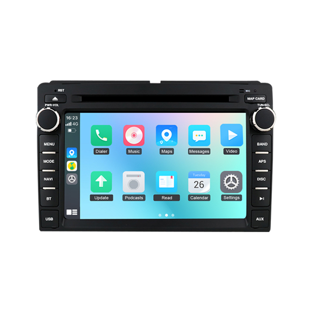 SEMAITU 7 Inch Double Din Android Auto Car Navigation Screen Touch Screen Car for DVD Player Carplay for Buick Enclave Dashboard