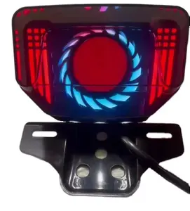 HF Benma 2024 وصل حديثًا مصابيح فرامل LED مدمجة ومعدلة للدراجات النارية مع مصابيح التهوية لإشارات الانحراف مصباح خلفي