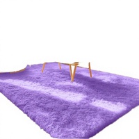 Modern Solid Color Super Soft Shaggy Plush Area Rug Extra Thick Non-Slip Machine Washable for Bedroom Living Room