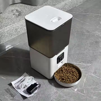 Distributeur automatique de nourriture intelligent pour animaux de compagnie, programmable, quantitatif, 6L, petit distributeur de nourriture pour chiens, bol de nourriture automatique WiFi pour animaux