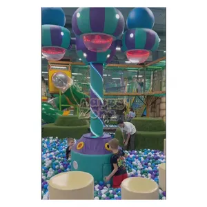 Wholesale Children Amusement Park Ball Drop Game Ball Fountain Machine Soft Ball Pit Machine Indoor Playground Equipment