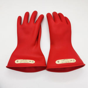 Vente en gros de gants électriques isolants en caoutchouc bicolore classe 00 gants de sécurité 500v pour monteurs de lignes - Product Image 6