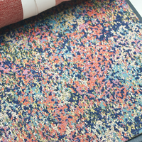 Tissu de canapé de luxe, tissu d'ameublement en polyester chenille, finition résistante aux taches, chaise de salle à manger, mobilier de restaurant