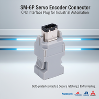 Conector Macho/Hembra Personalizado, Conector Lateral de 6 Núcleos, Servo Drive, Conector de Contacto de Cobre, Carcasa de ABS para PCB, 1, 2, 1, 2, 2, 1, 2 Unidades