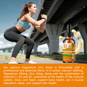 Gélules molles personnalisées de Vitamine D3 et K2 5000 UI, Compléments Vitaminiques Calcium Magnésium Zinc, Gouttes liquides de Vitamine D3 K2 - Product Image 4