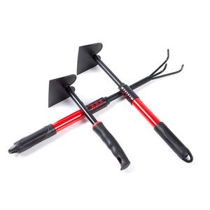 Râteau de jardin télescopique portable à 3 <span class=keywords><strong>dents</strong></span> en acier au carbone pour l'agriculture - Product Image 1