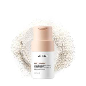 Polvo Limpiador Facial Iluminador con Enzimas de Arroz Anua 40 G, Exfoliante - Product Image 1
