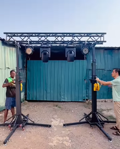 Soporte de Elevación Telescópico Móvil de 6M de Altura, Soporte Cuadrado para Iluminación de Eventos, Soporte de Manivela, Certificado FS TUV, Aleación de Aluminio - Product Image 6