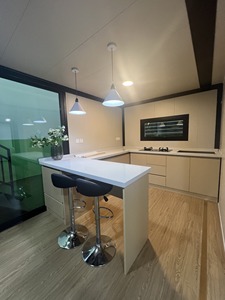 Casa Contenedor Expandible Moderna con Porche de Madera, Mini Casa Prefabricada, Cabañ<span class=keywords><strong>a</strong></span> de Jardín para Vivir al Aire Libre, Casa de Vacaciones, Oficina en Casa - Product Image 5