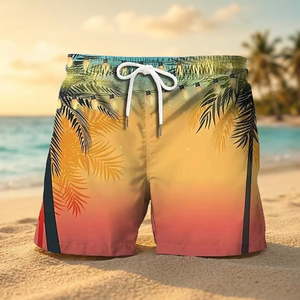 Custom Sublimation Board <b>Shorts</b> Quick Dry Polyester Swim <b>Shorts</b> <b>Men</b> Beach Surf OEM ODM Supplier - Product Image 1