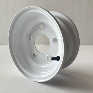 Jante en acier pour <span class=keywords><strong>remorque</strong></span> de 8 <span class=keywords><strong>pouces</strong></span>, 4 ou <span class=keywords><strong>5</strong></span> <span class=keywords><strong>trous</strong></span>, PCD 4x101.6 5x114.3, compatible avec les pneus de <span class=keywords><strong>remorque</strong></span> 4.00-8 4.80-8 - Product Image 1