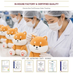 Peluche <span class=keywords><strong>di</strong></span> Cucciolo con Sorriso Ricamato e Cuori in Corallo, Morbido Cane <span class=keywords><strong>di</strong></span> Peluche con Ali d'Angelo per Decorazione Scrivania e Regalo Accogliente - Product Image 3