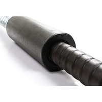 Barres d'armature d'épissage manchon de connexion de barre d'acier coupleurs de manchon d'ancrage pour tiges de barre filetées auto-ancrantes coupleur de tuyau de forage