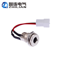 Connecteur jack d'alimentation cc 5.5mm x 2.1mm connecteur femelle vers XH2.54 connecteur femelle à 2 broches