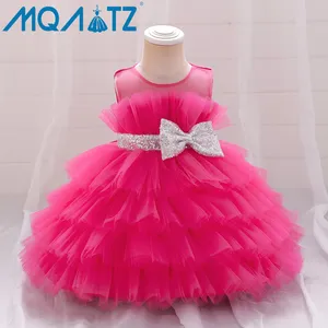 MQATZ Birthday Dress 2 Year Old Girl Fancy Baby Girl Dresses Party Dress For Kids Flower Girl