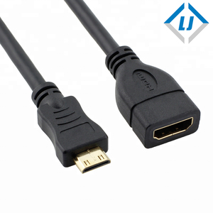 MINI <span class=keywords><strong>HDMI</strong></span> macho a <span class=keywords><strong>HDMI</strong></span> HEMBRA 0,2 m 4K60HZ <span class=keywords><strong>HDMI</strong></span> Stub <span class=keywords><strong>Placa</strong></span> frontal Montaje en Panel <span class=keywords><strong>de</strong></span> <span class=keywords><strong>pared</strong></span> Cable Hembra - Product Image 3