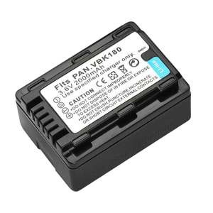 Wholesale Compatible Lithium <b>Battery</b> <b>3.7V</b> 2000mAh for VW-VBK180 VBK360 PanaSonic DV Camcorders Rechargeable <b>Battery</b> - Product Image 2