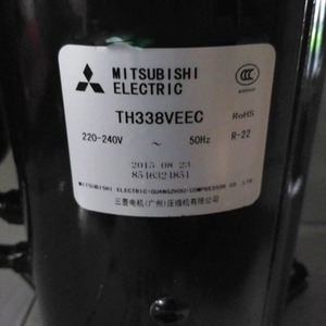 คอมเพรสเซอร์ทำความเย็นมิตซูบิชิ TH338VEEC 2 แรงม้า สำหรับเครื่องปรับอากาศและอุปกรณ์เก็บความเย็น - Product Image 1