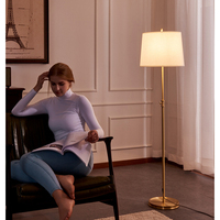 Nordique Nouveau Design Éclairage Salon Coin Led Lampadaire Debout Hôtel Chevet Standard Lampadaire