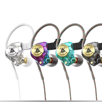 Headphone Nirkabel Tipe In-Ear Bass Berat Kontrol Kabel Earphone Dinamis untuk Ponsel