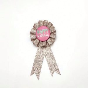 Wholesale Custom Ribbon Flowers for Award Badges Promotional Gifts for Adults and Children Printed with Custom Logos - Product Image 3