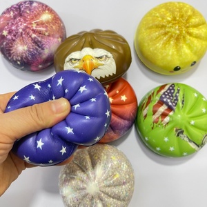 Jouet sensoriel anti-stress en PU à remontée lente, coloré, en forme de Bao Dumpling mystère, boîte surprise pour cadeaux, promotion, fête - Product Image 2