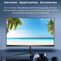 Moniteur TitanArmy P24H2P 23,8 pouces IPS WLED 16:9 pour jeux PC 5ms 100Hz H DMI VGA Gamer Ordinateur Écran 1080p