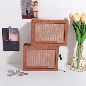 कस्टम हंगेरियन फोंट लकड़ी के पैसे की बचत बॉक्स नंबर मनी बचत बॉक्स नवीनता उपहार घर सजावट कबूतर बैंक - Product Image 3