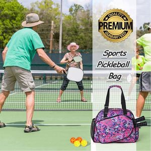 Échantillon Gratuit : Sac de Sport Premium pour Femme avec Porte-Bouteille, Sac Fourre-Tout pour Pickleball, Sac de Transport pour Homme - Product Image 5