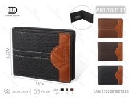 Portafoglio da Uomo in Vera Pelle, Chiusura a 7 Pieghe, Stile Minimalista, Ideale come Regalo - Product Image 1