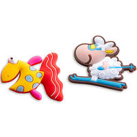 Aimant de réfrigérateur en PVC découpé à l'emporte-pièce, motif animal de dessin animé, autocollant personnalisé pour chambre d'enfant, décoration de zoo
